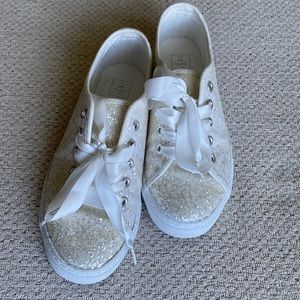 DB Studio glitter wedding sneakers